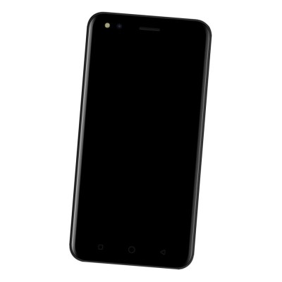 Camera Lens Glass with Frame for Micromax Canvas 1 Black