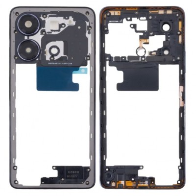 Middle Frame Ring Only For Infinix Note 30 Black By - Maxbhi Com