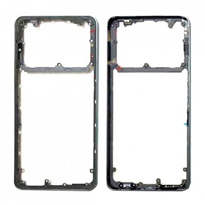 Middle Frame Ring Only For Vivo Y27 4g Burgundy By - Maxbhi Com