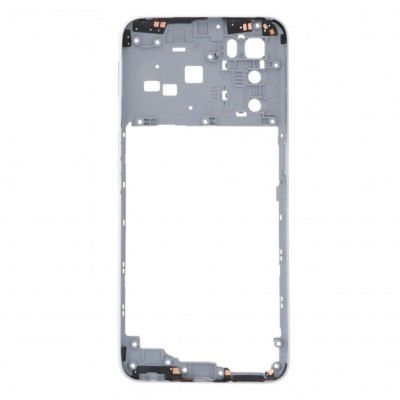 Middle Frame Ring Only For Oppo A16 Black By - Maxbhi Com