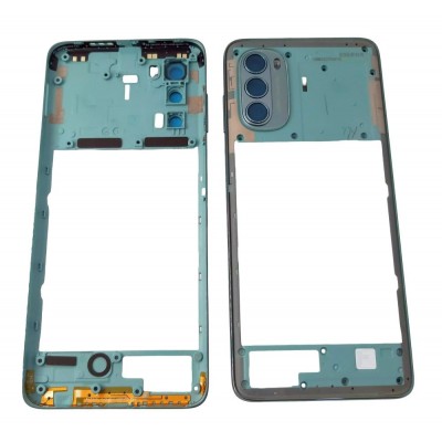 Middle Frame Ring Only For Motorola Moto G62 5g White By - Maxbhi Com