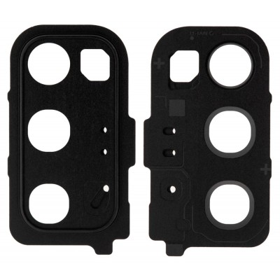 Camera Lens Glass With Frame For Samsung Galaxy S20 5g Black By - Maxbhi Com