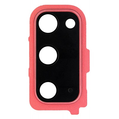 Camera Lens Glass With Frame For Samsung Galaxy S20 5g Pink By - Maxbhi Com