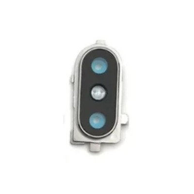 Camera Lens Glass With Frame For Xiaomi Mi 8 White By - Maxbhi Com