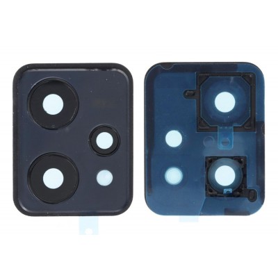 Camera Lens Glass with Frame for Realme 9 Black