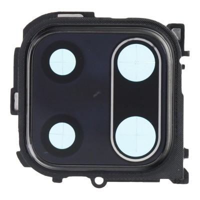 Camera Lens Glass with Frame for Xiaomi Redmi Note 9S Grey