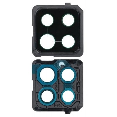 Camera Lens Glass with Frame for Samsung Galaxy A42 5G Black