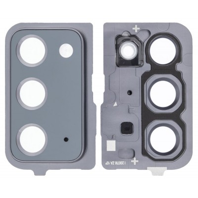 Camera Lens Glass With Frame For Samsung Galaxy Note 20 5g White By - Maxbhi Com