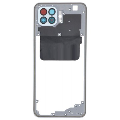 Middle Frame Ring Only For Oppo A93 White By - Maxbhi Com