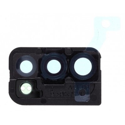 Camera Lens Glass With Frame For Samsung Galaxy A41 Silver By - Maxbhi Com