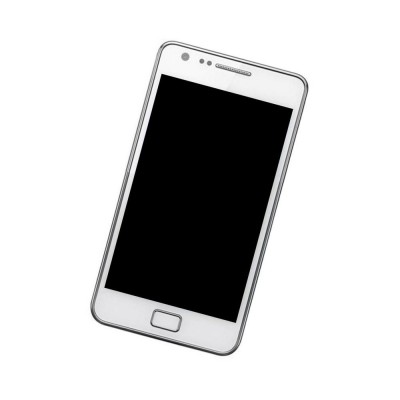 Camera Lens Glass with Frame for Samsung I9100 Galaxy S II White