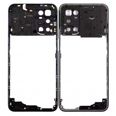 Middle Frame Ring Only For Oppo A54 5g Blue By - Maxbhi Com