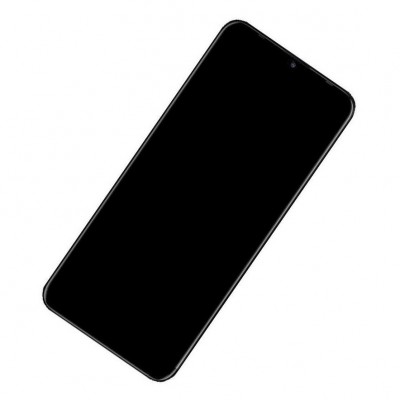 Camera Lens Glass with Frame for Tecno Camon 12 Black