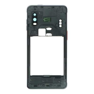 Middle Frame Ring Only For Samsung Galaxy Xcover Pro White By - Maxbhi Com