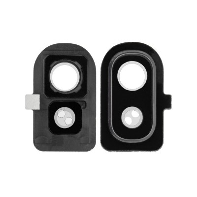 Camera Lens Glass with Frame for Samsung Galaxy A10e Black