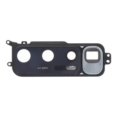 Camera Lens Glass With Frame For Xiaomi Mi 10 Ultra Silver By - Maxbhi Com
