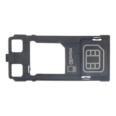 Sim Card Holder Tray For Sony Xperia X Compact Blue - Maxbhi Com