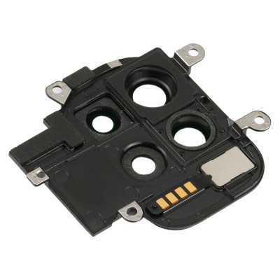 Camera Lens Glass With Frame For Xiaomi Mi 10 Lite 5g White By - Maxbhi Com