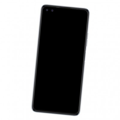 Camera Lens Glass with Frame for Tecno Camon 16 Premier Silver