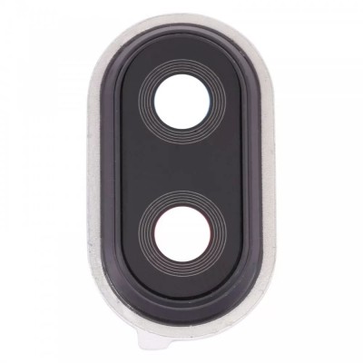 Camera Lens Glass with Frame for Sony Xperia 10 Plus Black