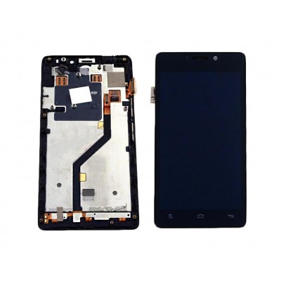 Lcd With Touch Screen For Gionee Elife E5 Black By - Maxbhi Com