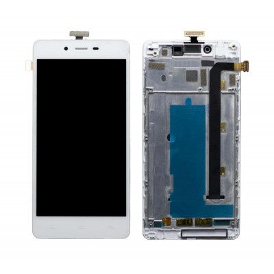 Display for Gionee Marathon M3 White (Combo Folder) by Maxbhi.com