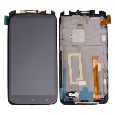 Lcd With Touch Screen For Htc One Xt Black By - Maxbhi Com