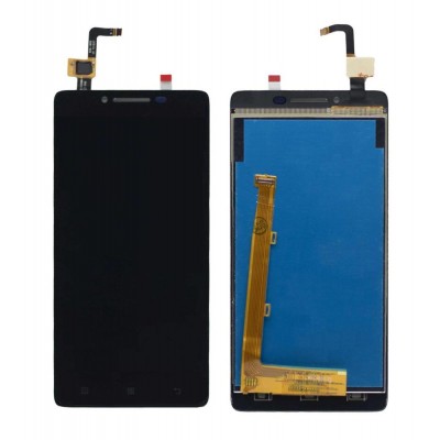 Lcd With Touch Screen For Lenovo A6000 Plus Black By - Maxbhi Com