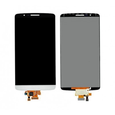Lcd With Touch Screen For Lg G3 A F410s White By - Maxbhi Com