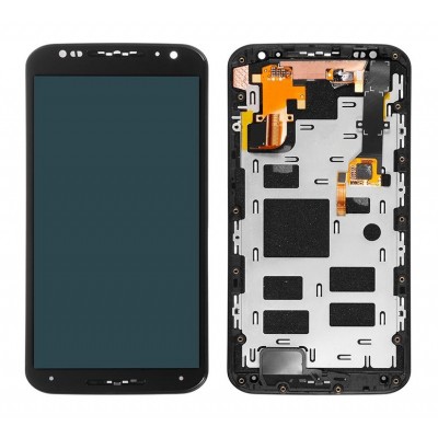 Lcd With Touch Screen For Motorola Moto X 2014 Black By - Maxbhi Com