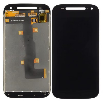 Lcd With Touch Screen For Motorola New Moto E Black By - Maxbhi Com