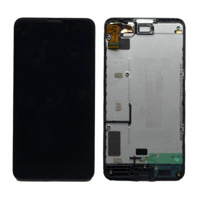 Lcd With Touch Screen For Nokia Lumia 630 Dual Sim Rm978 Black By - Maxbhi Com