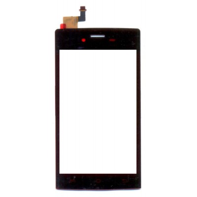 Touch Screen Digitizer For Lava Iris 404 Flair Blue By - Maxbhi Com