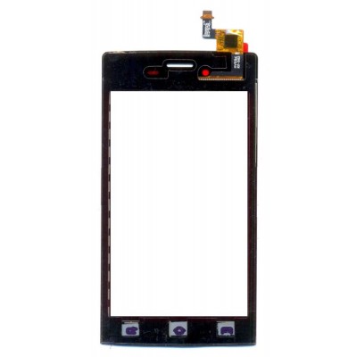 Touch Screen Digitizer For Lava Iris 404 Flair Silver By - Maxbhi Com