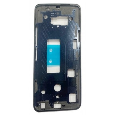 Lcd Frame Middle Chassis For Lg G8x Thinq Black By - Maxbhi Com