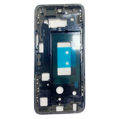 Lcd Frame Middle Chassis For Lg G8x Thinq Black By - Maxbhi Com