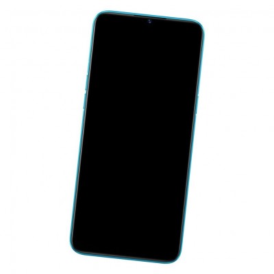 Camera Lens Glass with Frame for Realme C3 White