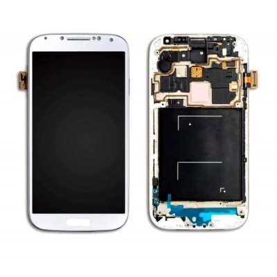 Lcd With Touch Screen For Samsung I9502 Galaxy S4 White By - Maxbhi Com