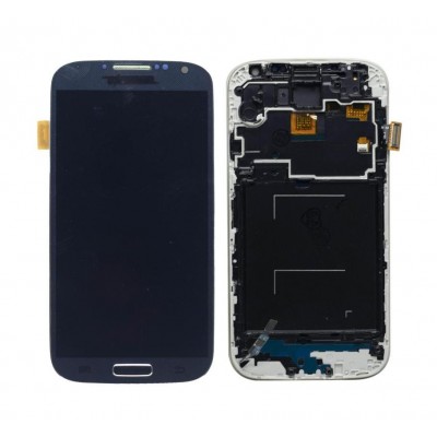 Lcd With Touch Screen For Samsung I9505 Galaxy S4 Blue By - Maxbhi Com