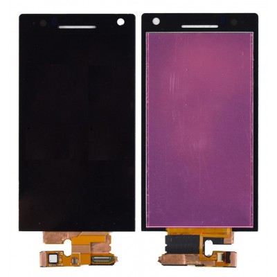 Lcd With Touch Screen For Sony Xperia S Black By - Maxbhi Com
