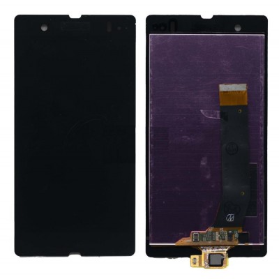 Lcd With Touch Screen For Sony Xperia Z Hspa Plus Black By - Maxbhi Com