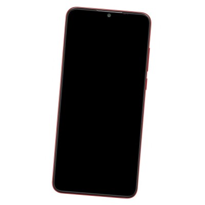 Camera Lens Glass with Frame for Lava Z6 Black