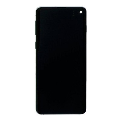 Lcd With Touch Screen For Samsung Galaxy S10 White By - Maxbhi Com