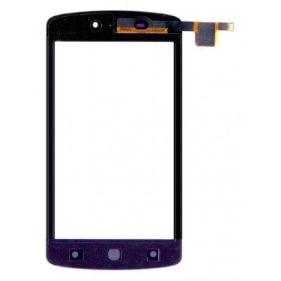 Touch Screen Digitizer For Intex Aqua Lite Black By - Maxbhi Com