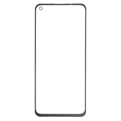 Replacement Front Glass For Oppo Reno7 4g Black By - Maxbhi Com