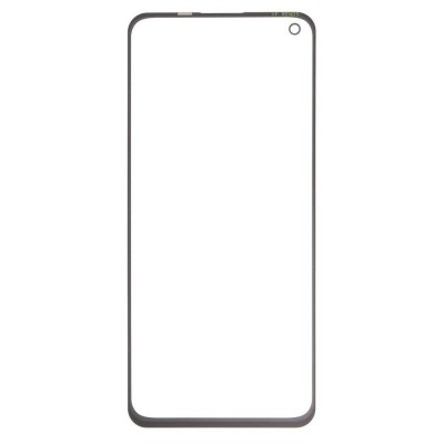 Replacement Front Glass For Oppo Reno7 4g Black By - Maxbhi Com