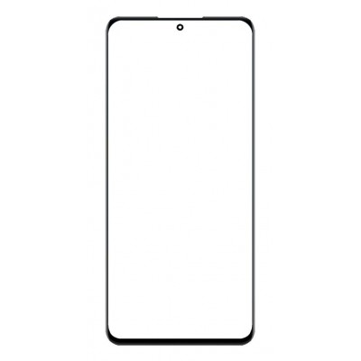 Replacement Front Glass For Zte Blade V40 Pro Black By - Maxbhi Com