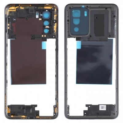 Middle Frame Ring Only For Xiaomi Redmi Note 10 Pro 5g Black By - Maxbhi Com