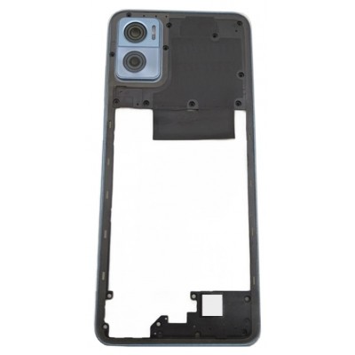 Middle Frame Ring Only For Motorola Moto E22 Blue By - Maxbhi Com