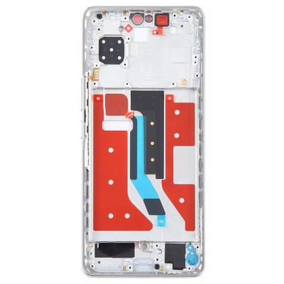 Lcd Frame Middle Chassis For Honor 80 Pro Pink By - Maxbhi Com